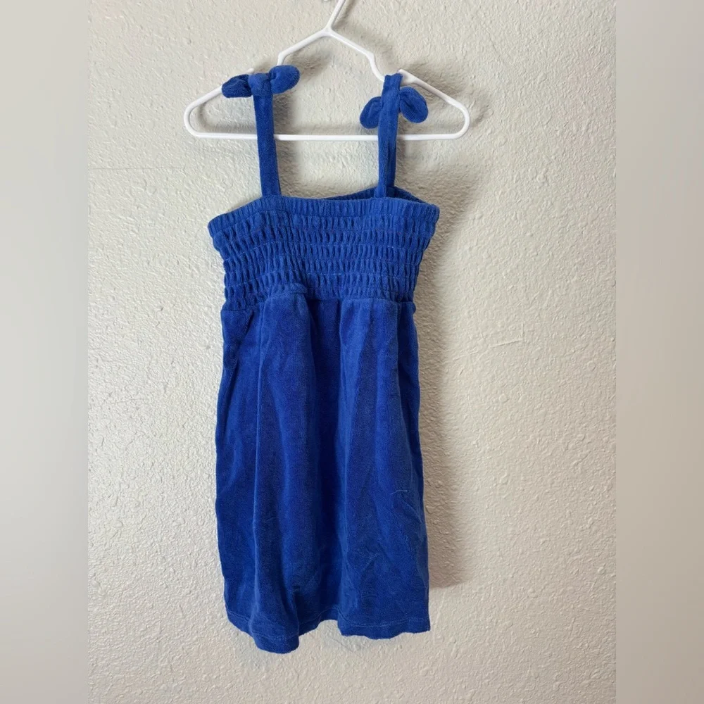 Cat & Jack Girls Blue Terry Swim Coverup Dress